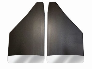 Universal 12" Mud Flaps with Stainless Steel Weights Pre-Installed; 12"W x 20.5"H