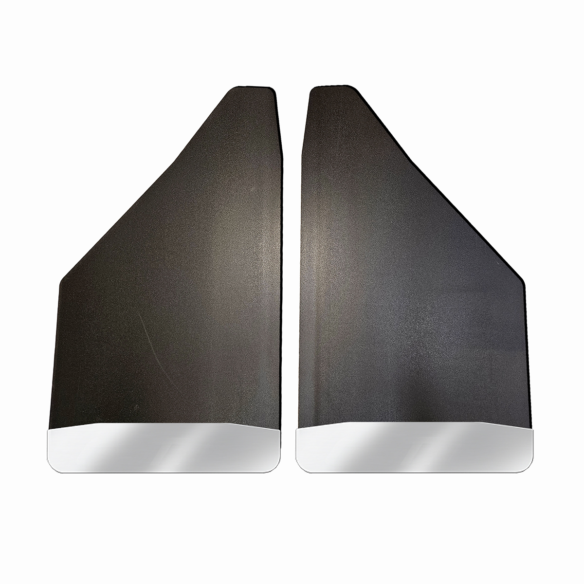 Universal 12" Mud Flaps with Stainless Steel Weights Pre-Installed; 12"W x 20.5"H
