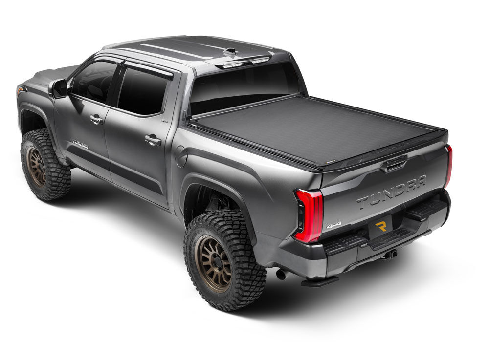 Revolver X4ts Hard Rolling Truck Bed Cover - 2022-2026 Toyota Tundra 6' 7" Bed with or without Deck Rail System without Trail Special Edition Storage Boxes