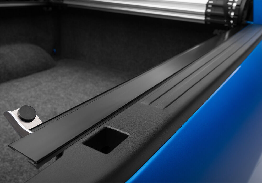 Revolver X2 Hard Rolling Truck Bed Cover - Rail Mounts Near Top of Bed Rail - Rails Can Be Lowered Using Drop Down Brackets - 2022-2026 Toyota Tundra 5' 7" Bed with or without Deck Rail System without Trail Special Edition Storage Boxes - Image 5