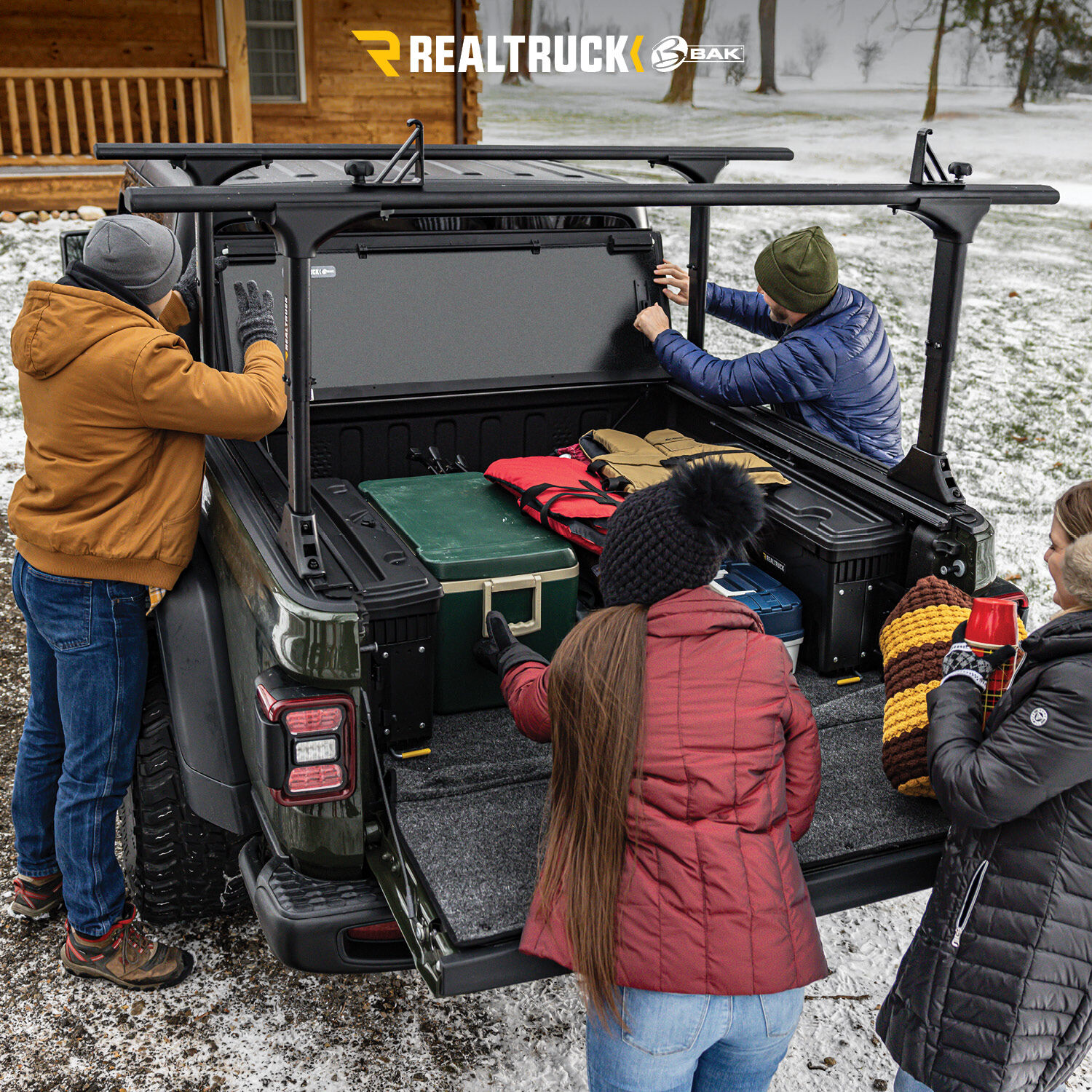 BAKFlip MX4 TS Hard Folding Truck Bed Cover - 2024-2025 Toyota Tacoma 6' Bed - Image 13