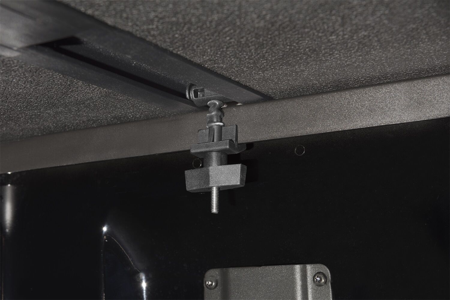 Solid Fold 2.0 Tool Box Tonneau Cover - Black Textured Paint - For Use w/Existing Tool Box - Tool Box Not Included - 2015-2020 Ford F-150 6' 7" Bed