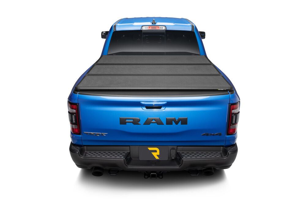 Solid Fold ALX Tonneau Cover - Black Textured Paint - 2009-2018 (2019-2024 Classic) Ram 5' 7" Bed without RamBox - Image 6