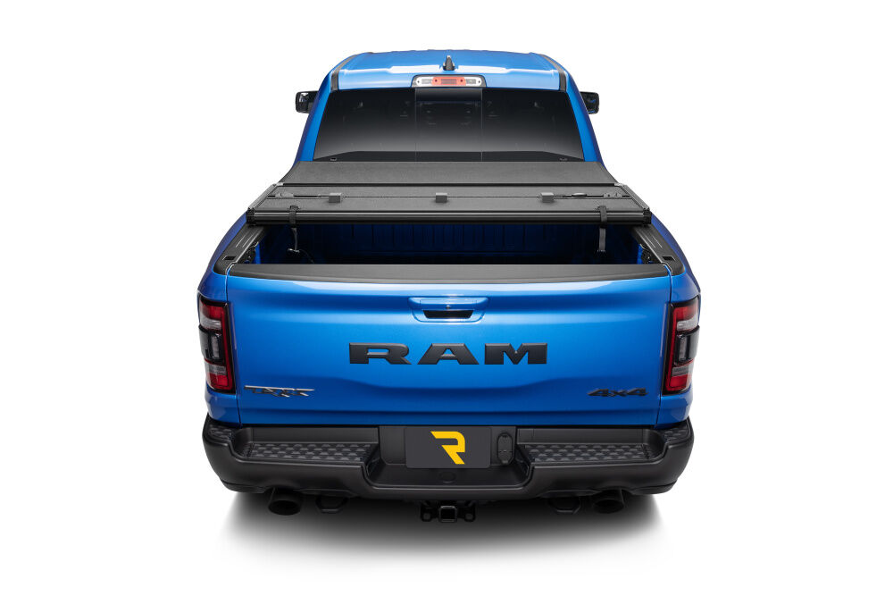 Solid Fold ALX Tonneau Cover - Black Textured Paint - 2009-2018 (2019-2024 Classic) Ram 5' 7" Bed without RamBox - Image 7