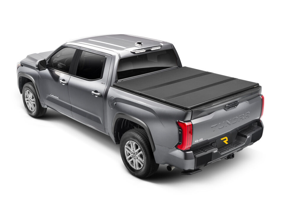 Solid Fold ALX Tonneau Cover - Black Textured Paint - 2016-2023 Toyota Tacoma 6' Bed - Image 2