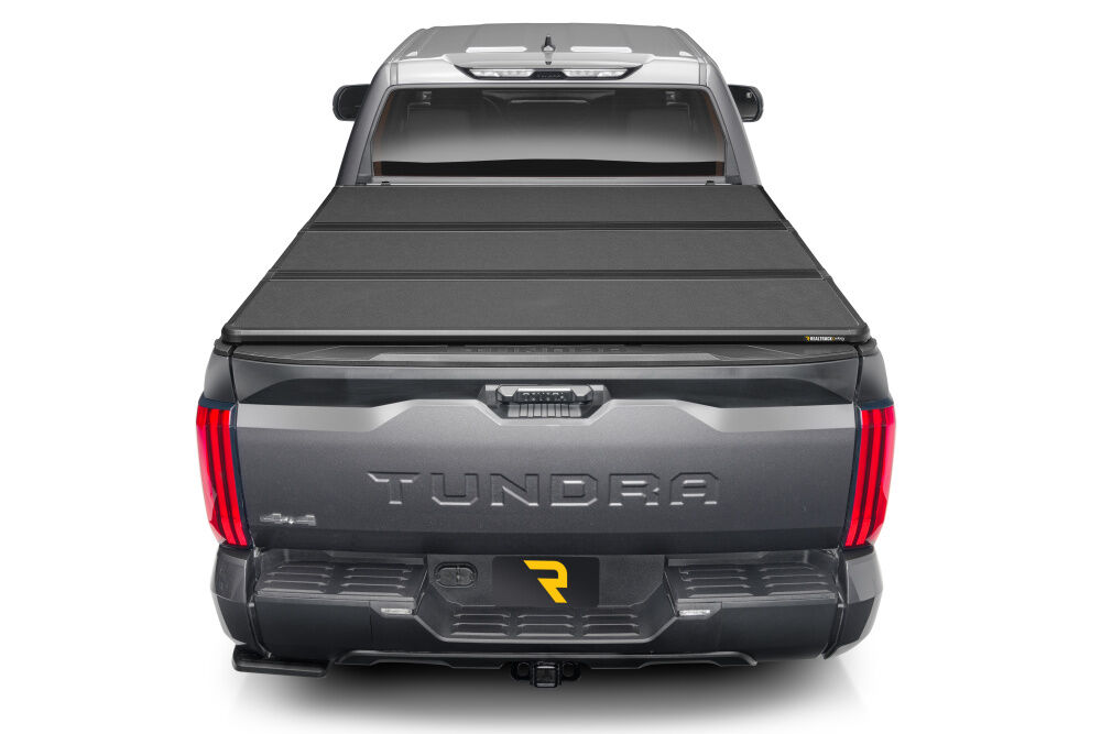 Solid Fold ALX Tonneau Cover - Black Textured Paint - 2016-2023 Toyota Tacoma 6' Bed - Image 3