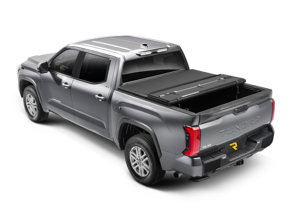 Solid Fold ALX Tonneau Cover - Black Textured Paint - 2016-2023 Toyota Tacoma 6' Bed - Image 5