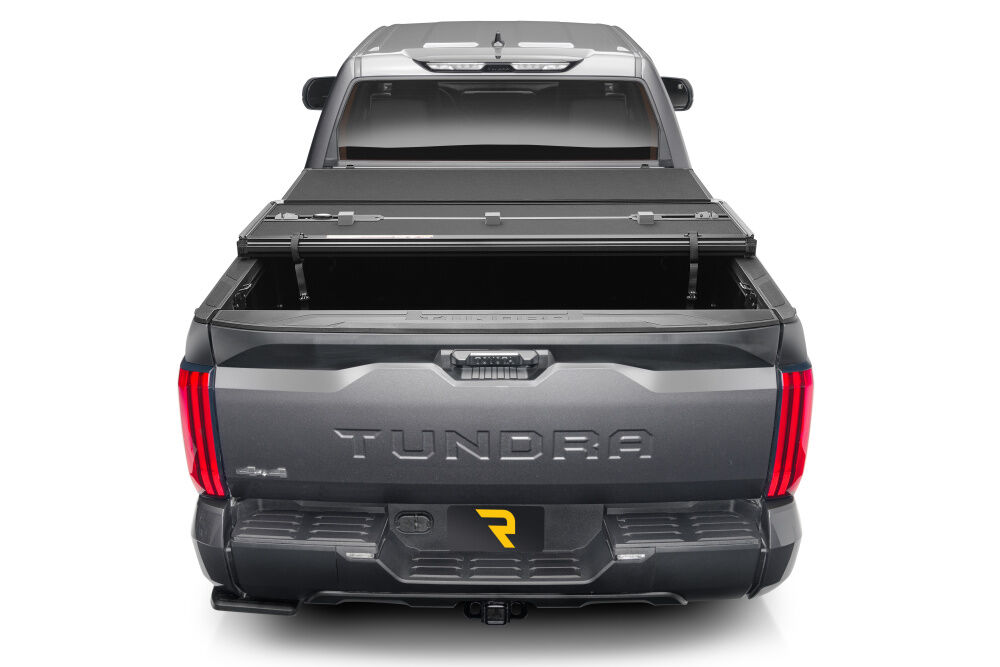 Solid Fold ALX Tonneau Cover - Black Textured Paint - 2016-2023 Toyota Tacoma 6' Bed - Image 6