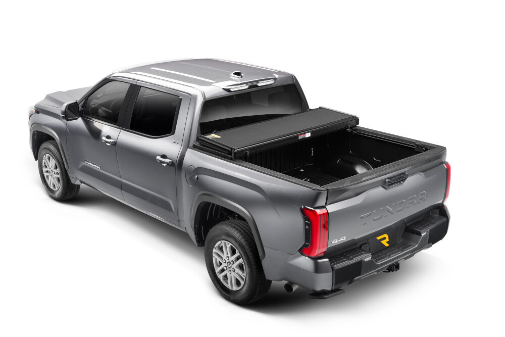 Solid Fold ALX Tonneau Cover - Black Textured Paint - 2016-2023 Toyota Tacoma 6' Bed - Image 7