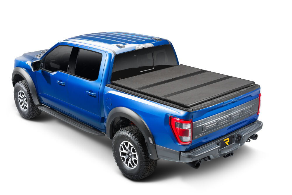 Solid Fold ALX Tonneau Cover - Black Textured Paint - 2024-2025 Ford Ranger 5' Bed