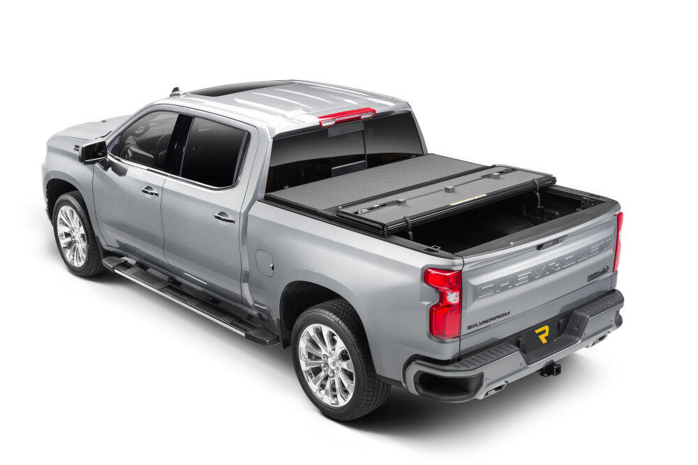 Solid Fold ALX Tonneau Cover - Black Textured Paint - 2015-2022 Chevy Colorado/GMC Canyon 6' 2" Bed - Image 3