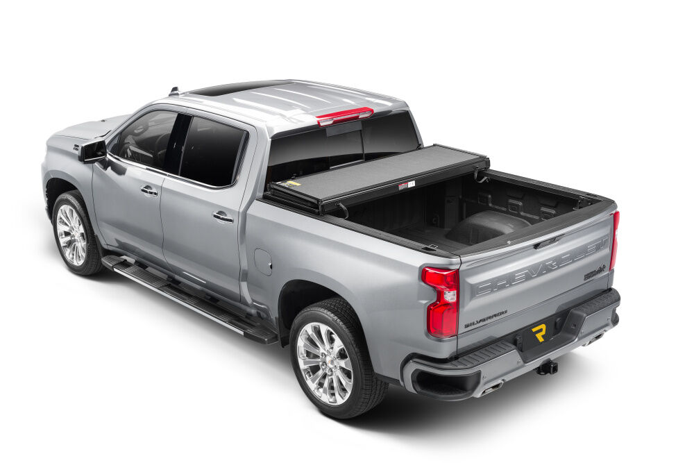 Solid Fold ALX Tonneau Cover - Black Textured Paint - 2015-2022 Chevy Colorado/GMC Canyon 6' 2" Bed - Image 4