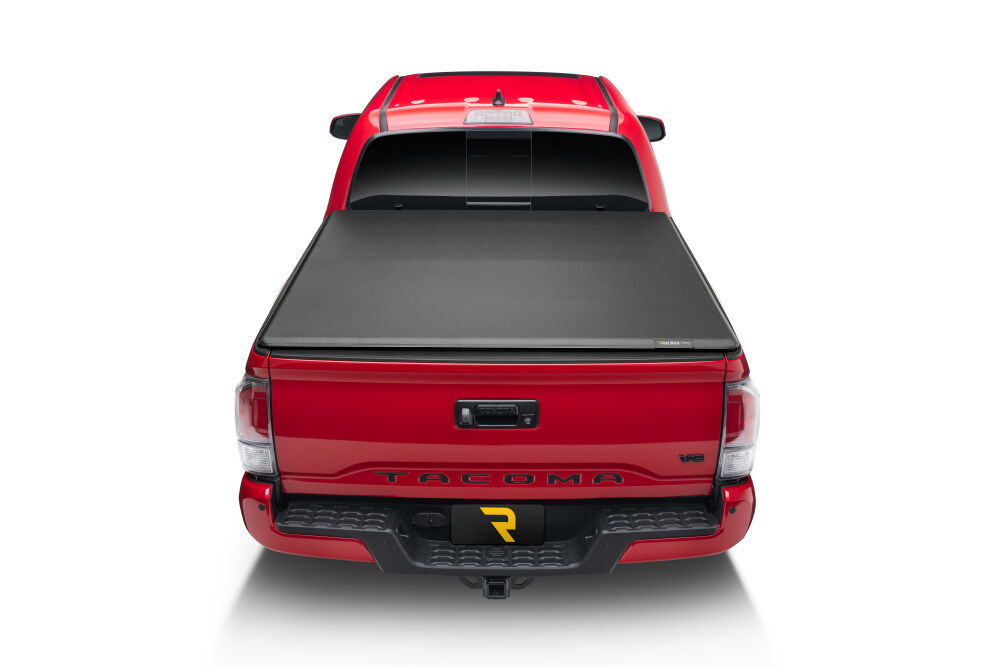 Trifecta ALX Tonneau Cover - Black - Leather Grained Fabric - 2014-2021 Toyota Tundra 6' 7" Bed with Deck Rail System - Image 6