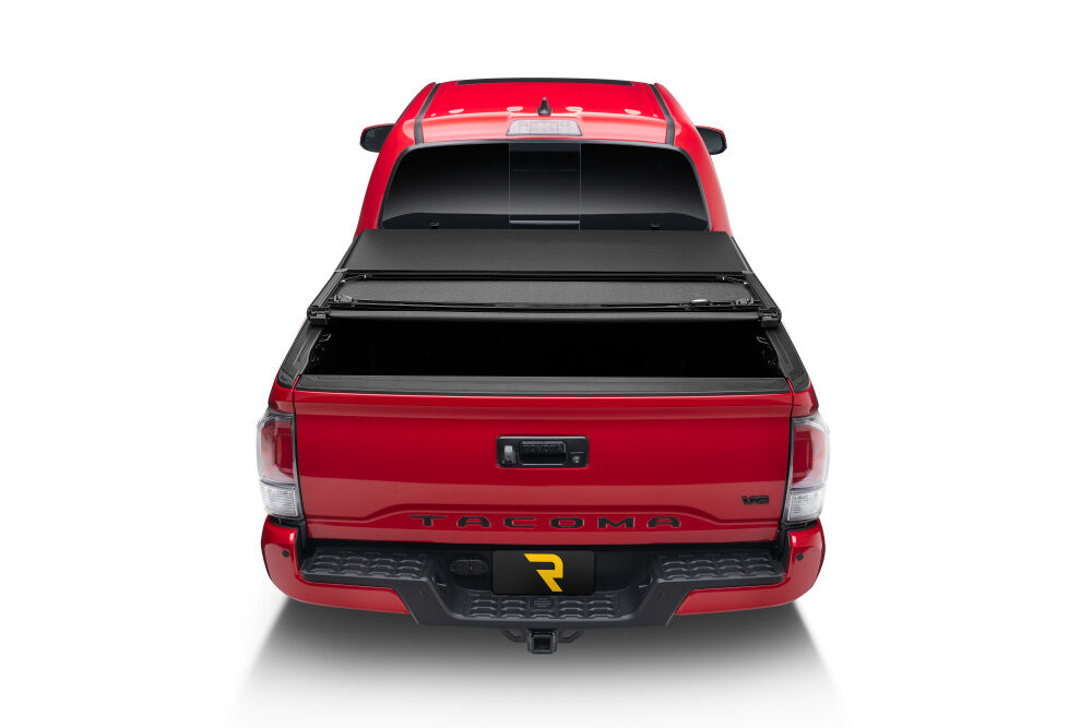 Trifecta ALX Tonneau Cover - Black - Leather Grained Fabric - 2014-2021 Toyota Tundra 6' 7" Bed with Deck Rail System - Image 7