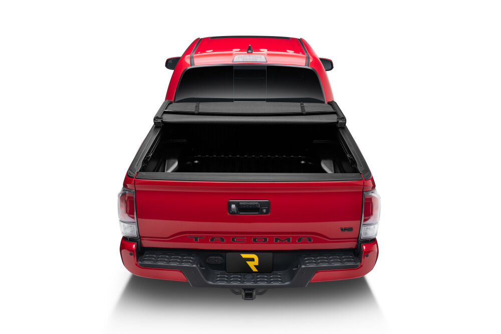 Trifecta ALX Tonneau Cover - Black - Leather Grained Fabric - 2014-2021 Toyota Tundra 6' 7" Bed with Deck Rail System - Image 8