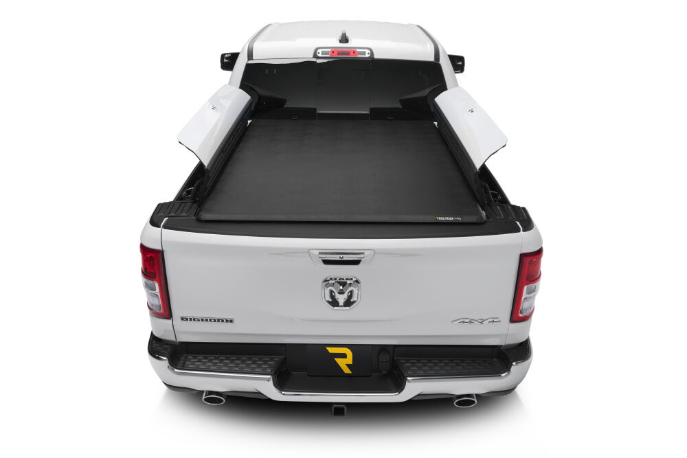 Trifecta 2.0 Tonneau Cover - Black - Leather Grained Fabric - 2019-2026 (New Body Style) Ram 5' 7" Bed with RamBox with or without Multifunction Tailgate - Image 6