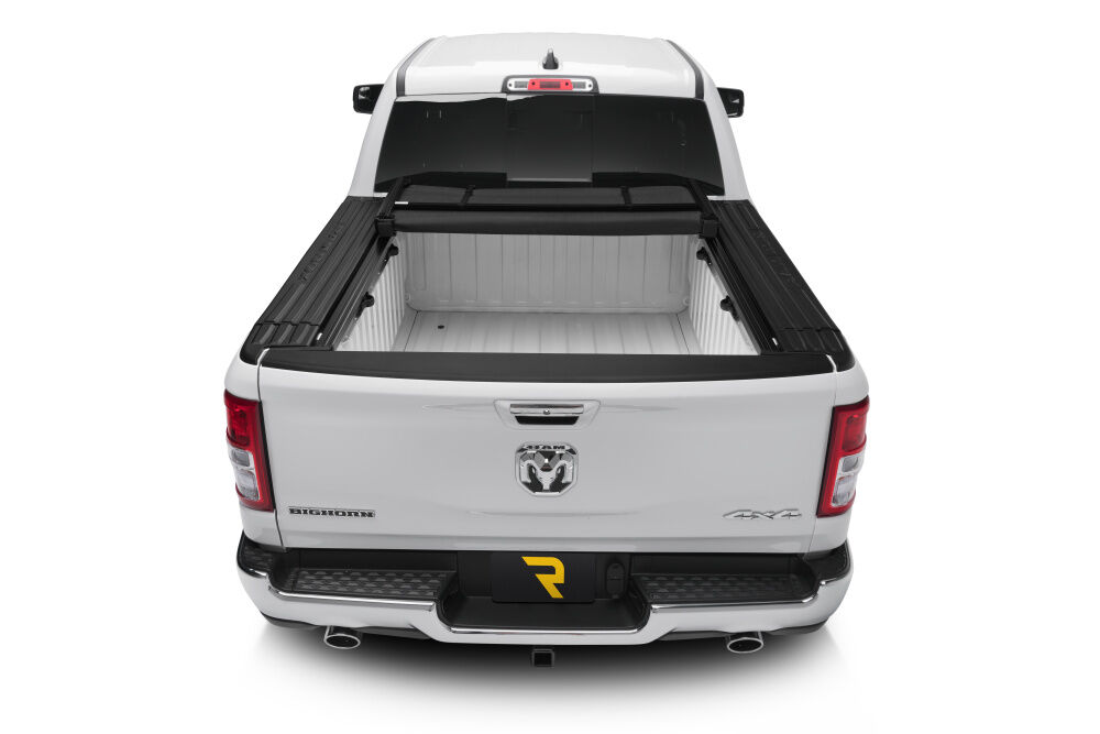 Trifecta 2.0 Tonneau Cover - Black - Leather Grained Fabric - 2019-2026 (New Body Style) Ram 5' 7" Bed with RamBox with or without Multifunction Tailgate - Image 8