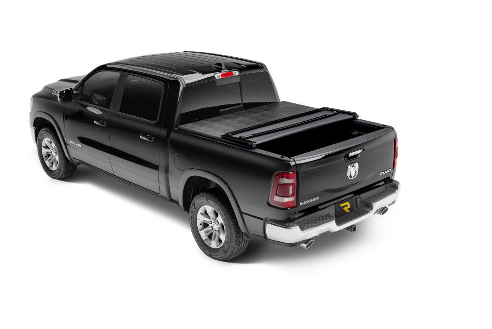 Trifecta 2.0 Tonneau Cover - Black - Leather Grained Fabric - 2019-2026 (New Body Style) Ram 1500 6' 4" Bed without RamBox with or without Multifunction Tailgate - Image 2
