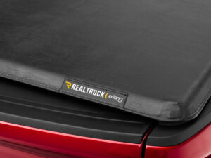 Trifecta 2.0 Tonneau Cover; Black; Leather Grained Fabric; 2020-2026 Chevy Silverado/GMC Sierra 2500 HD/3500 HD 6' 9" Bed without Factory Side Storage Boxes