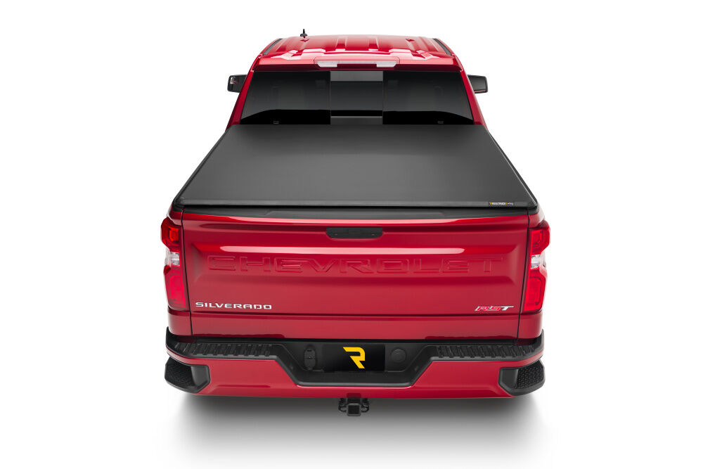 Trifecta 2.0 Tonneau Cover; Black; Leather Grained Fabric; 2020-2026 Chevy Silverado/GMC Sierra 2500 HD/3500 HD 6' 9" Bed without Factory Side Storage Boxes - Image 5