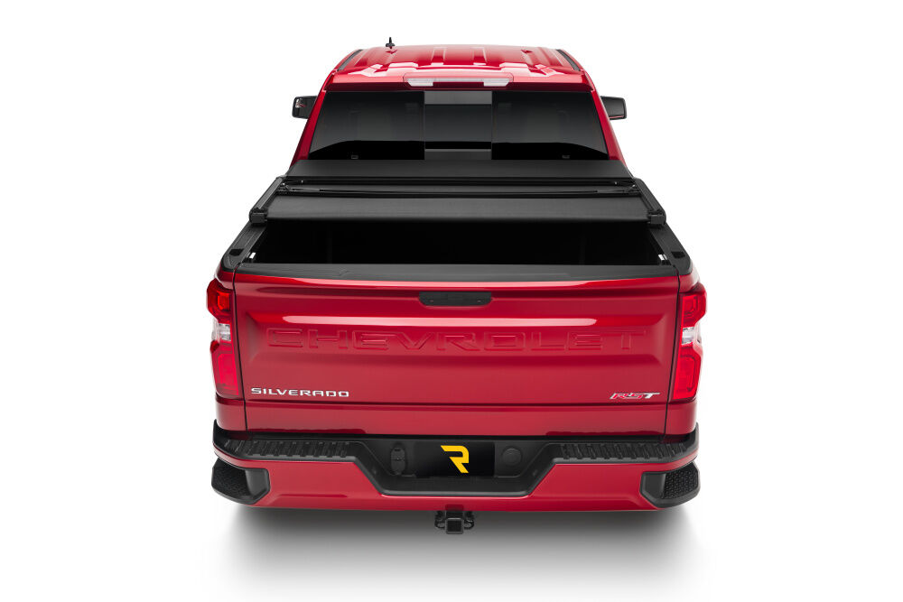 Trifecta 2.0 Tonneau Cover; Black; Leather Grained Fabric; 2020-2026 Chevy Silverado/GMC Sierra 2500 HD/3500 HD 6' 9" Bed without Factory Side Storage Boxes - Image 6