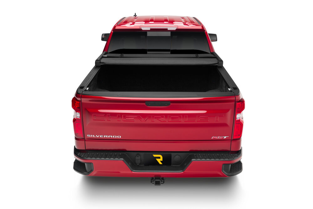 Trifecta 2.0 Tonneau Cover; Black; Leather Grained Fabric; 2020-2026 Chevy Silverado/GMC Sierra 2500 HD/3500 HD 6' 9" Bed without Factory Side Storage Boxes - Image 7