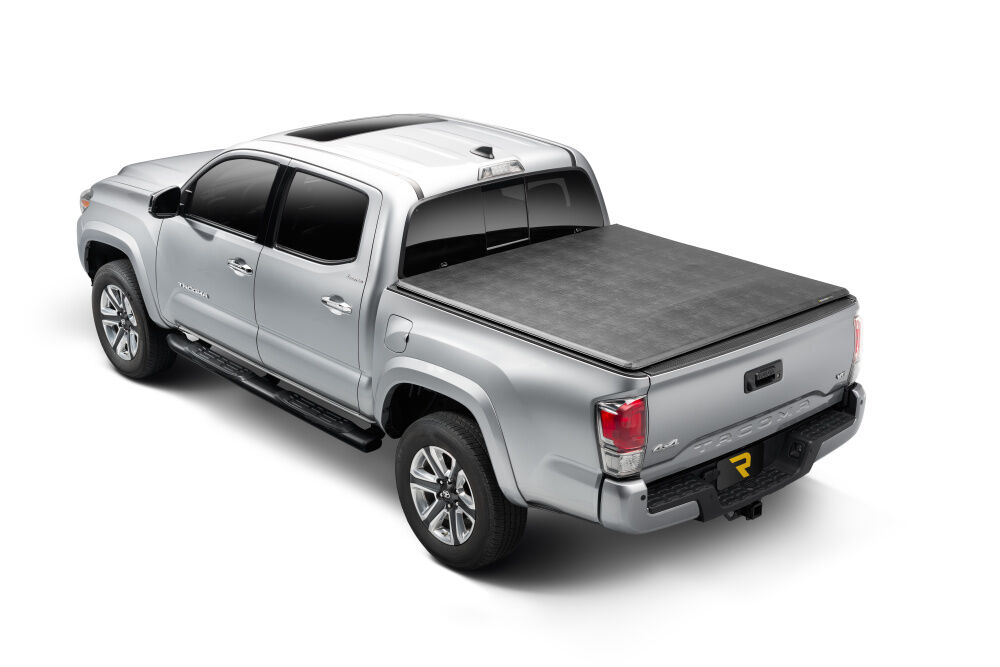 Trifecta 2.0 Tonneau Cover - Black - Leather Grained Fabric - 2022-2026 Toyota Tundra 6' 7" Bed with Deck Rail System - Image 2