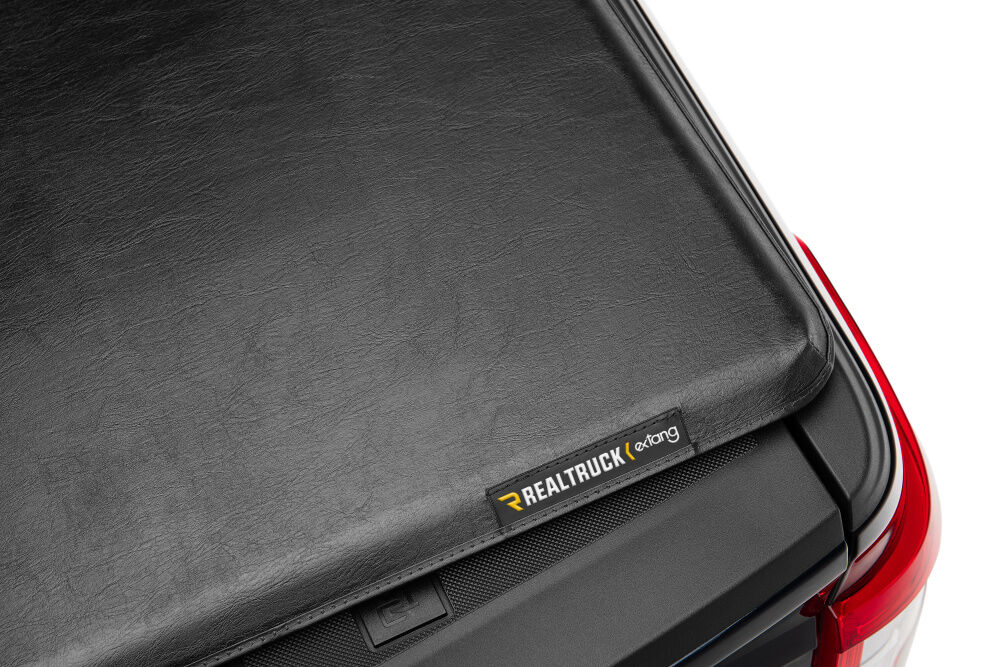 Trifecta 2.0 Tonneau Cover - Black - Leather Grained Fabric - 2021-2026 Ford F-150 5' 7" Bed (Includes Lightning)