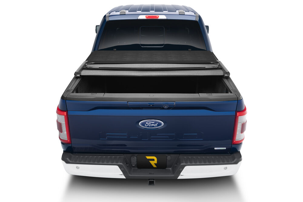 Trifecta 2.0 Tonneau Cover - Black - Leather Grained Fabric - 2021-2026 Ford F-150 5' 7" Bed (Includes Lightning) - Image 7
