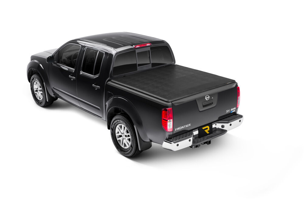 Trifecta 2.0 Tonneau Cover - Black - Leather Grained Fabric - 2022-2026 Nissan Frontier 5' Bed - Image 3