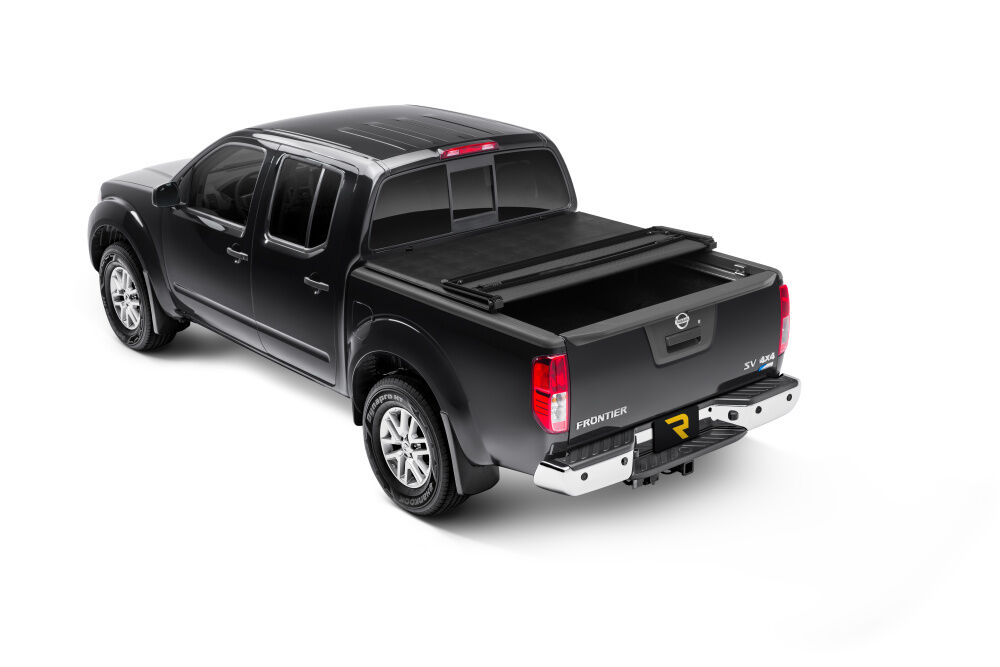 Trifecta 2.0 Tonneau Cover - Black - Leather Grained Fabric - 2022-2026 Nissan Frontier 5' Bed - Image 4