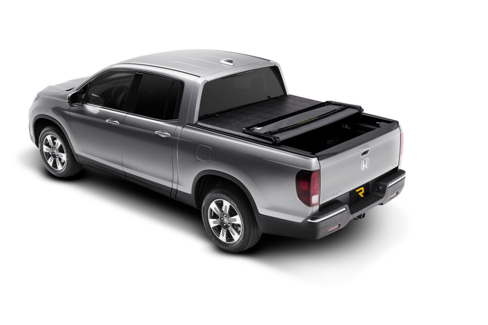 Trifecta 2.0 Tonneau Cover - Black - Leather Grained Fabric - 2006-2015 Honda Ridgeline - Image 3