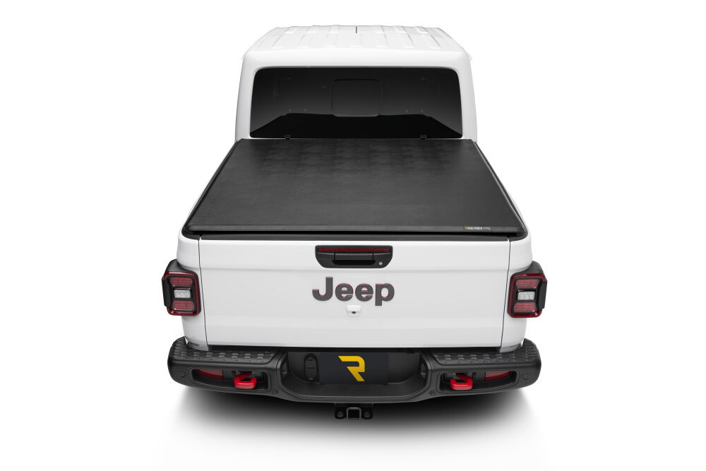 Trifecta 2.0 Tonneau Cover - Black - Leather Grained Fabric - 2020-2025 Jeep Gladiator (JT) with or without Trail Rail System - Image 6