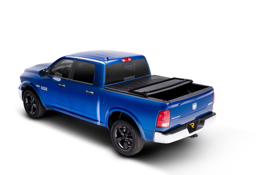 Trifecta 2.0 Tonneau Cover - Black - Leather Grained Fabric - 1997-2004 Dodge Dakota 6' 6" Bed - Image 3