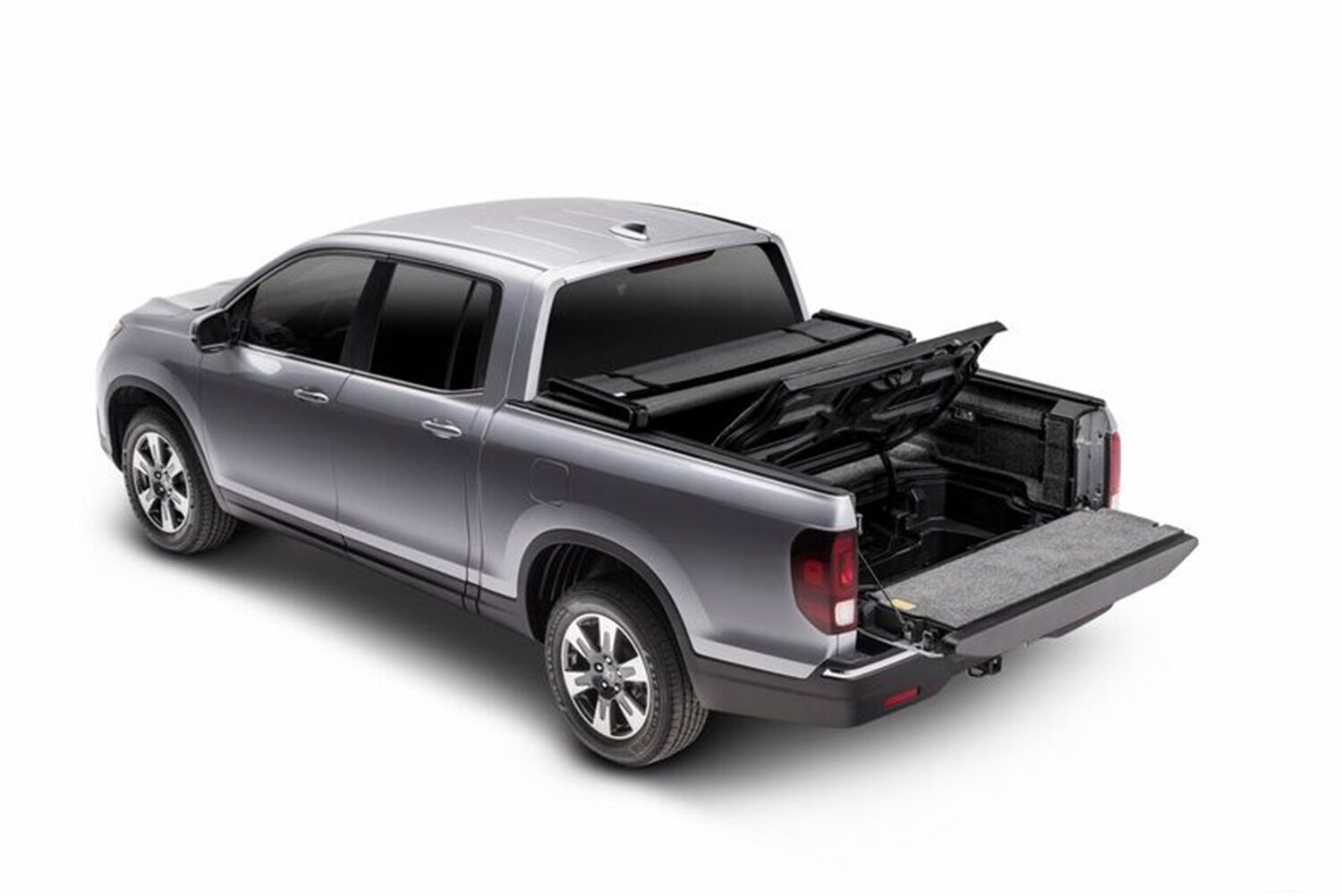 Trifecta 2.0 Tonneau Cover - Black - Leather Grained Fabric - 2006-2015 Honda Ridgeline - Image 7