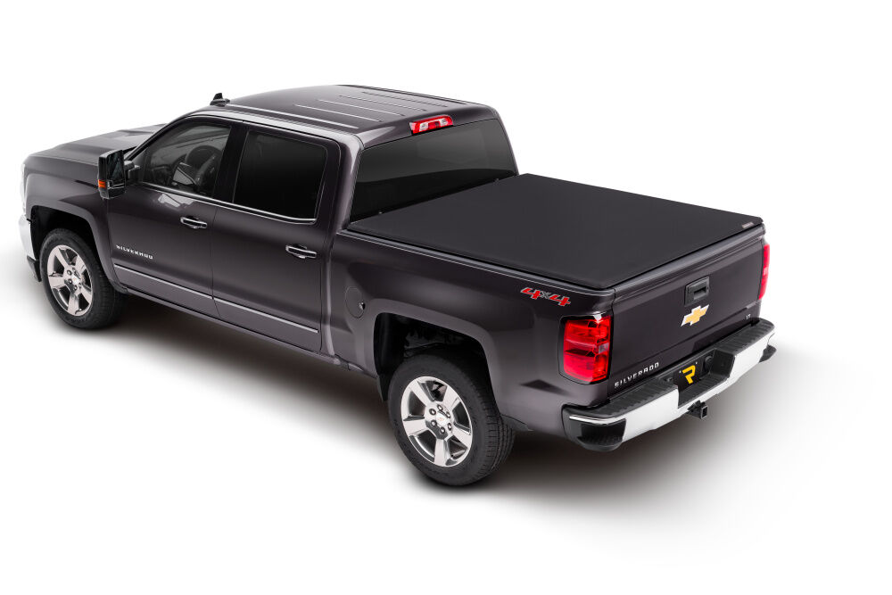Trifecta Signature 2.0 Tonneau Cover - Black - Acrylic Canvas - 2007-2013 Toyota Tundra 5' 6" Bed with Deck Rail System - Image 3