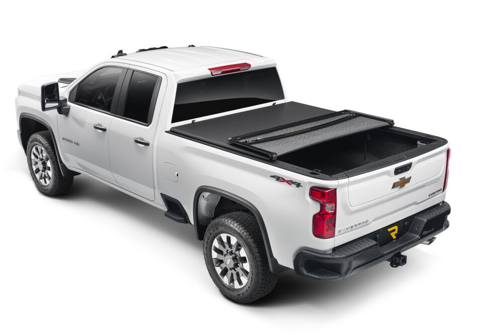 Trifecta ALX Tonneau Cover; Black; Leather Grained Fabric; 2020-2026 Chevy Silverado/GMC Sierra 2500 HD/3500 HD 6' 9" Bed without Factory Side Storage Boxes - Image 3