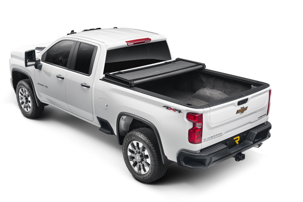 Trifecta ALX Tonneau Cover; Black; Leather Grained Fabric; 2020-2026 Chevy Silverado/GMC Sierra 2500 HD/3500 HD 6' 9" Bed without Factory Side Storage Boxes - Image 4