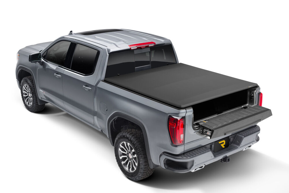 Trifecta Signature 2.0 Tonneau Cover - Black - Acrylic Canvas - 2019 (New Body Style)-2026 Chevy Silverado/GMC Sierra 1500 6' 7" Bed without Factory Side Storage Boxes without CarbonPro Bed with or without MultiPro/MultiFlex Tailgate - Image 3