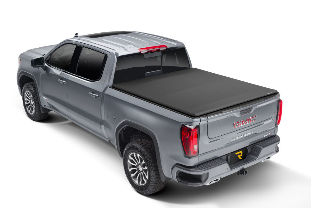 Trifecta Signature 2.0 Tonneau Cover - Black - Acrylic Canvas - 2019 (New Body Style)-2026 Chevy Silverado/GMC Sierra 1500 6' 7" Bed without Factory Side Storage Boxes without CarbonPro Bed with or without MultiPro/MultiFlex Tailgate - Image 2