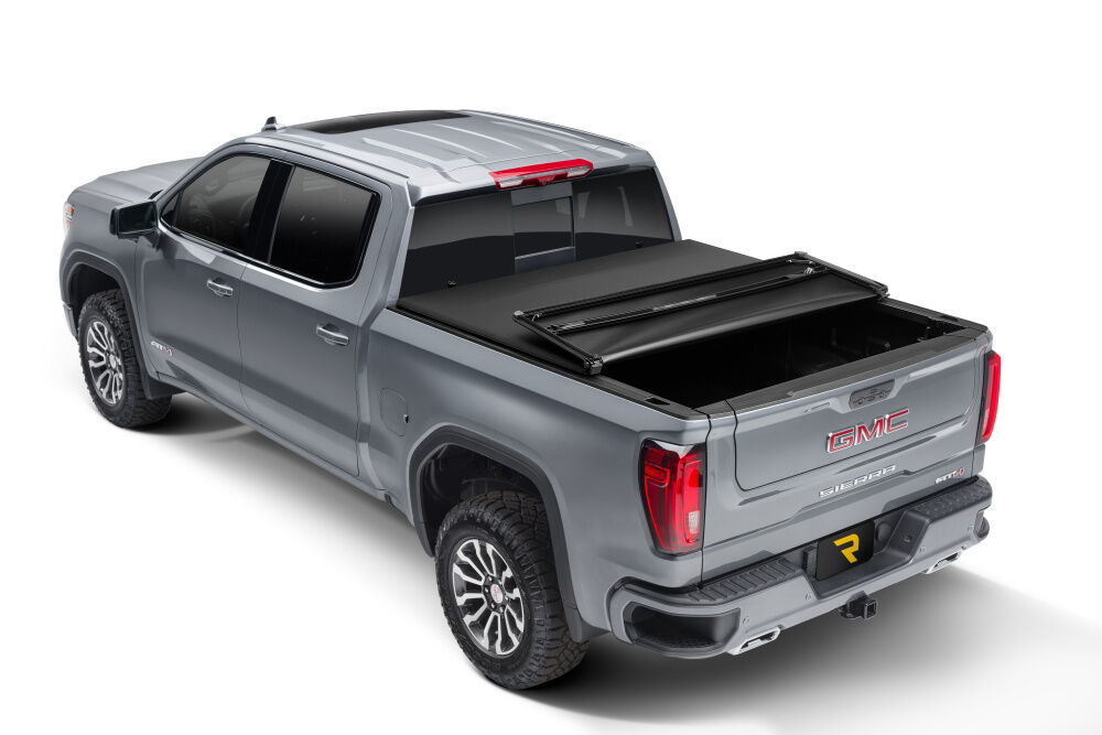 Trifecta Signature 2.0 Tonneau Cover - Black - Acrylic Canvas - 2019 (New Body Style)-2026 Chevy Silverado/GMC Sierra 1500 6' 7" Bed without Factory Side Storage Boxes without CarbonPro Bed with or without MultiPro/MultiFlex Tailgate - Image 4
