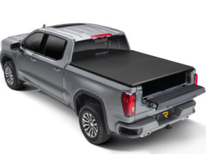 Trifecta ALX Tonneau Cover - Black - Leather Grained Fabric - 2014-2018 (2019 Legacy/Limited) Chevy Silverado/GMC Sierra 1500/2015-2019 2500 HD/3500 HD 6' 6" Bed