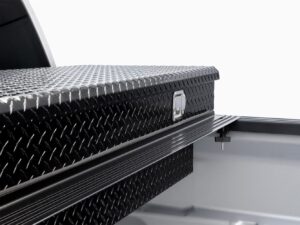 Trifecta Toolbox 2.0 Tonneau Cover - Black - Leather Grained Vinyl - 2009-2018 (2019-2024 Classic) Ram 1500/2010-2024 2500/3500 6' 4" Bed without RamBox