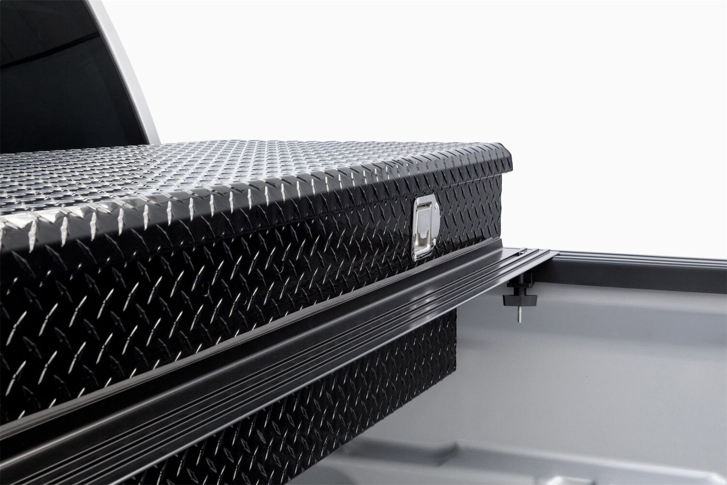 Solid Fold 2.0 Tool Box Tonneau Cover - Black Textured Paint - For Use w/Existing Tool Box - Tool Box Not Included - 2015-2020 Ford F-150 6' 7" Bed - Image 7