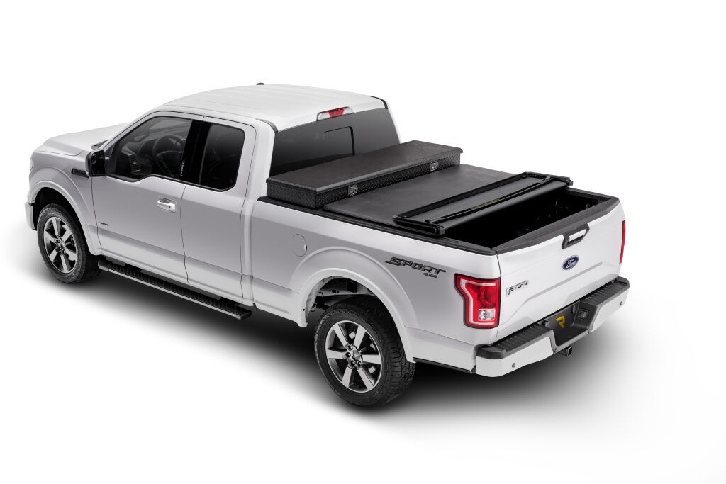 Trifecta Toolbox 2.0 Tonneau Cover - Black - Leather Grained Vinyl - 2016-2024 Nissan Titan XD 6' 6" Bed without Utili-Track System - Image 6
