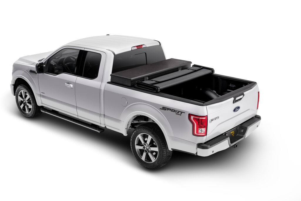 Trifecta Toolbox 2.0 Tonneau Cover - Black - Leather Grained Vinyl - 2016-2024 Nissan Titan XD 6' 6" Bed without Utili-Track System - Image 7