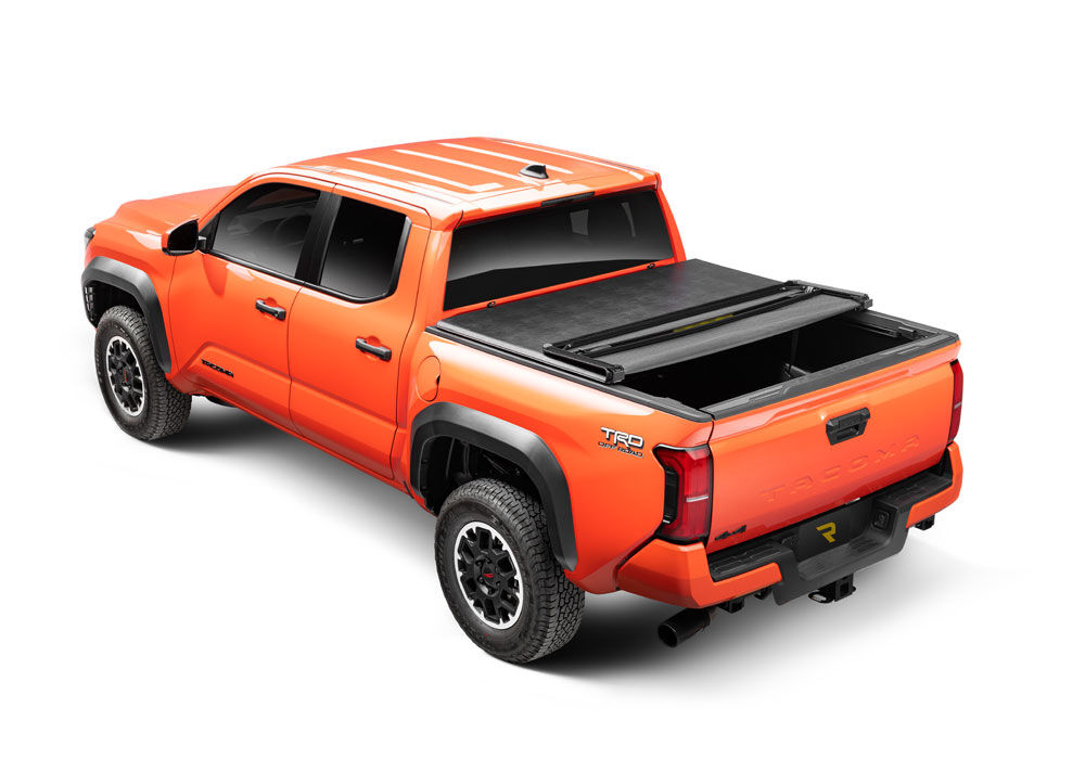 Trifecta 2.0 Tonneau Cover - Black - Leather Grained Fabric - 2024-2026 Toyota Tacoma 5' Bed - Image 3