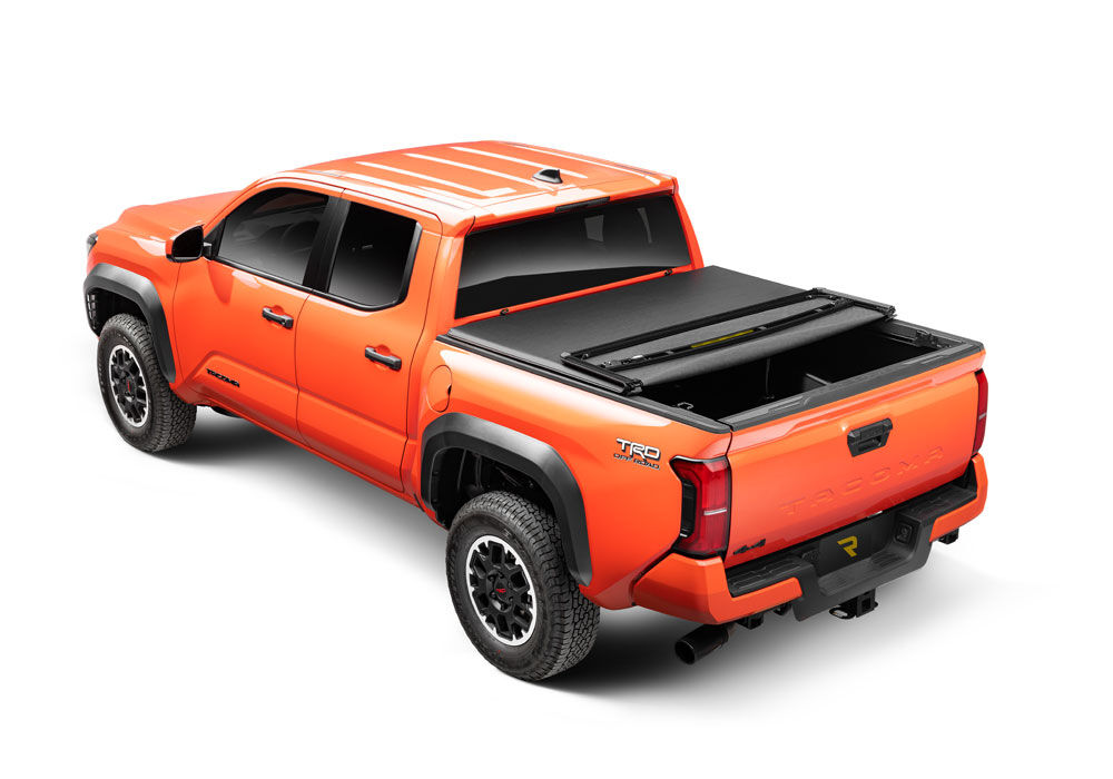 Trifecta ALX Tonneau Cover - Black - Leather Grained Fabric - 2024-2026 Toyota Tacoma 5' Bed - Image 3