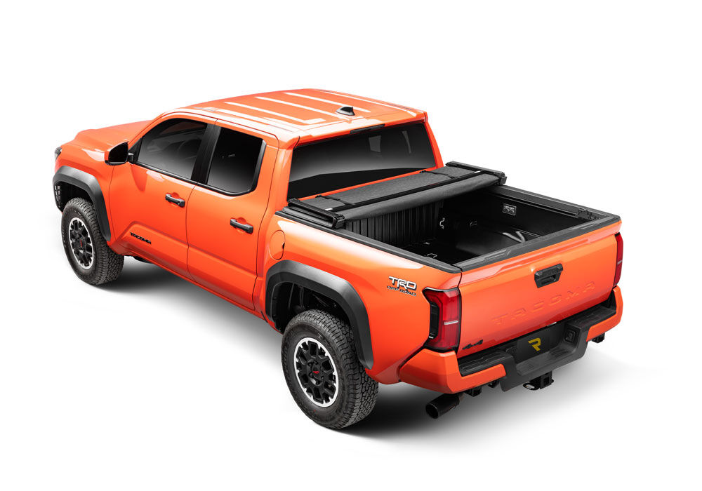 Trifecta ALX Tonneau Cover - Black - Leather Grained Fabric - 2024-2026 Toyota Tacoma 5' Bed - Image 4