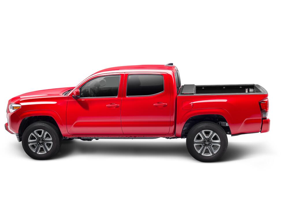 M-Series Locking Retractable Truck Bed Cover for 2016-2023 Toyota Tacoma Access/Double Cab 6 Ft. Bed without Trail Special Edition Storage Boxes - Image 3